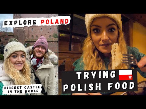 We Try Polish Food | Travel POLAND (Malbork Castle - The biggest Castle in the World)