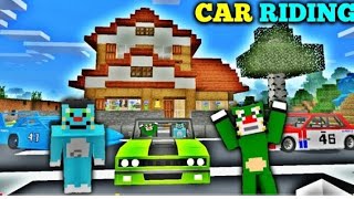 Minecraft | Car Riding With oggy Jack || Minecraft Pe | in Hindi || oggy Minecraft Fakhro Gaming