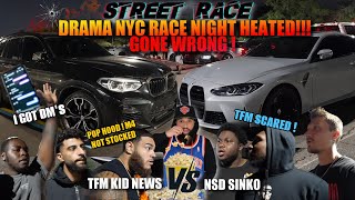 DRAMA BMW X3M VS G82 M4 STREET RACING POP HOOD JB4? CHECK ECU ! RS3 DAZA VS TESLA & GTI VS 5 SERIES