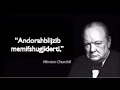 Winston Churchill once said#3