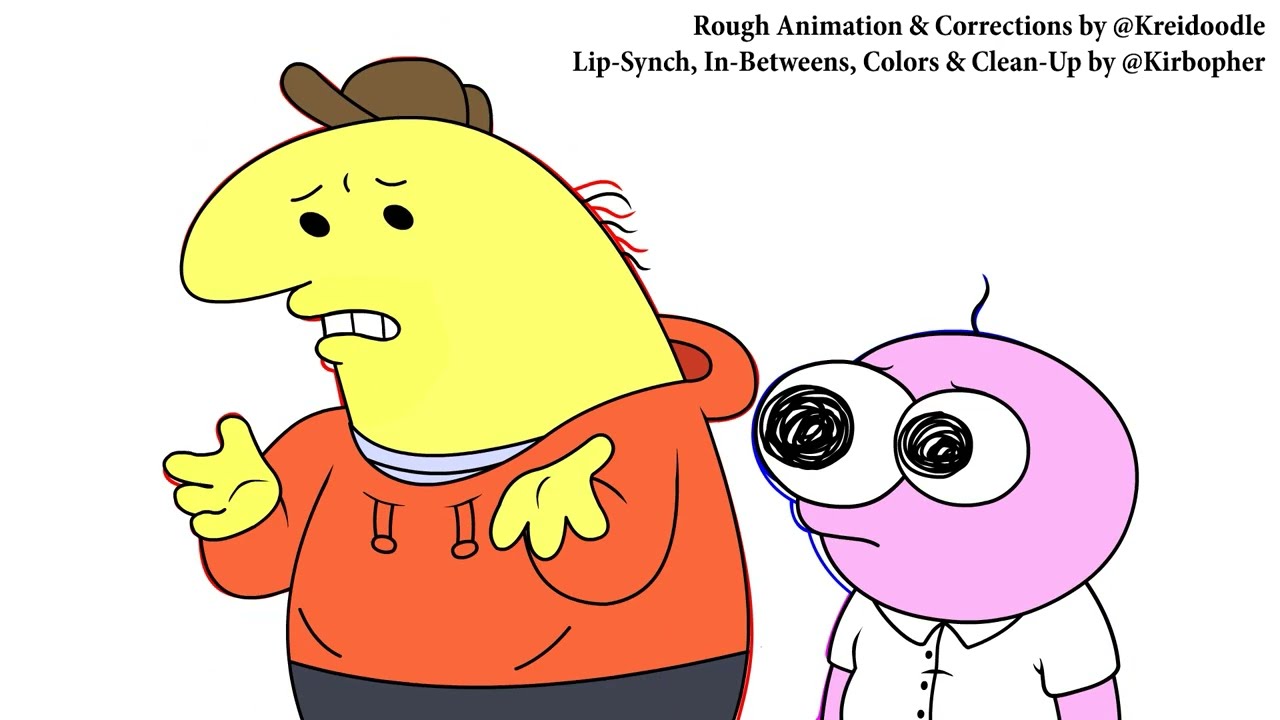 smilerabbit様 Smiling Friends 205 - Chris Niosi Clean-Up Animation - YouTube