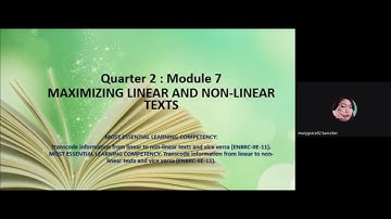 Linear and Non-Linear Texts - Grade 7
