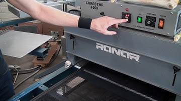 Screenprinting Tee Shirts: How Do I Set My Infrared Belt Dryer?