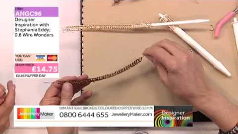 Learn How to Make Viking Knit Jewellery with Stephanie Eddy [Tutorial]: Jewellery Maker DI 27/08/14