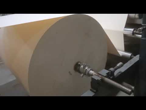 Rotary Paper Corrugated Sheet Cutting Machine demonstration video