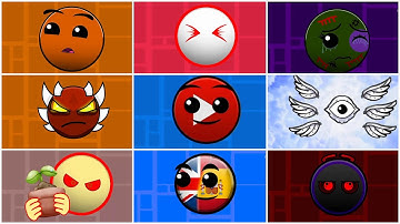 All Fire In The Hole Normal and Reverse | Geometry Dash