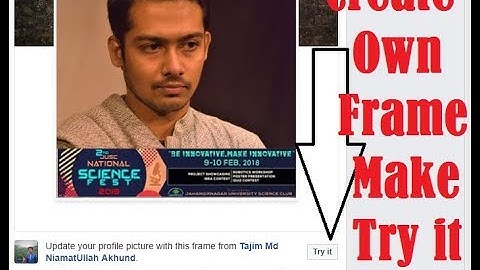 How To Create New Frame in Facebook and enable Try it button in easy way Full tutorial