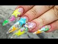 ⭐ENCAPSULATED MYLAR & GEL POLISH STARS - NAIL ART DESIGN ⭐