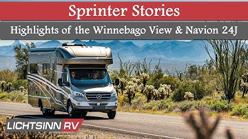 LichtsinnRV.com - Highlights of the Winnebago View and Winnebago Navion 24J