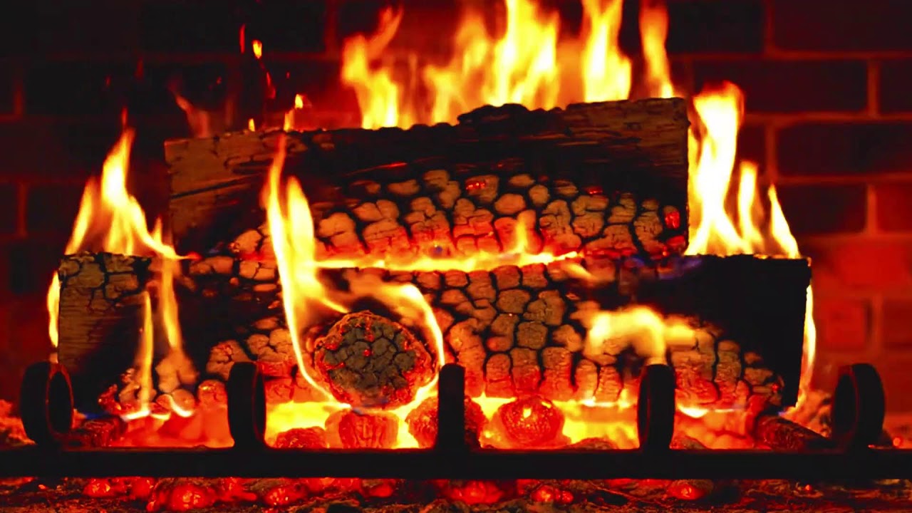 This Cozy Fireplace Will Melt Your Stress Away 🔥 Relaxing Fire Sounds