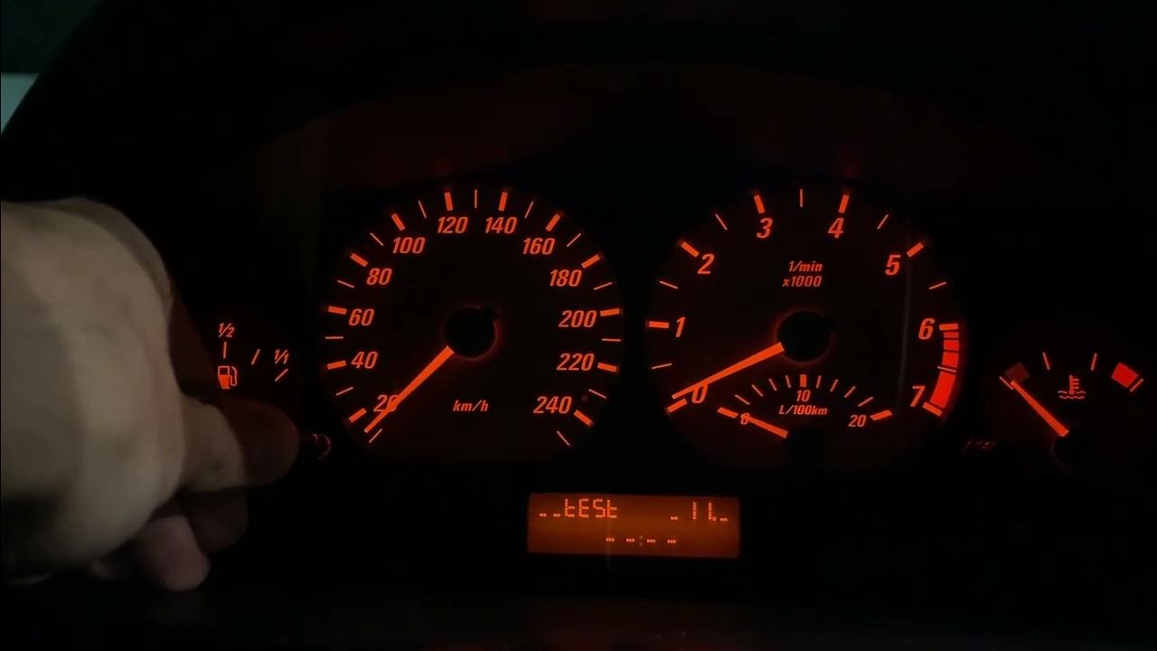 How to Bmw E46 Gauge cluster Calibration via secret menu DIY YouTube