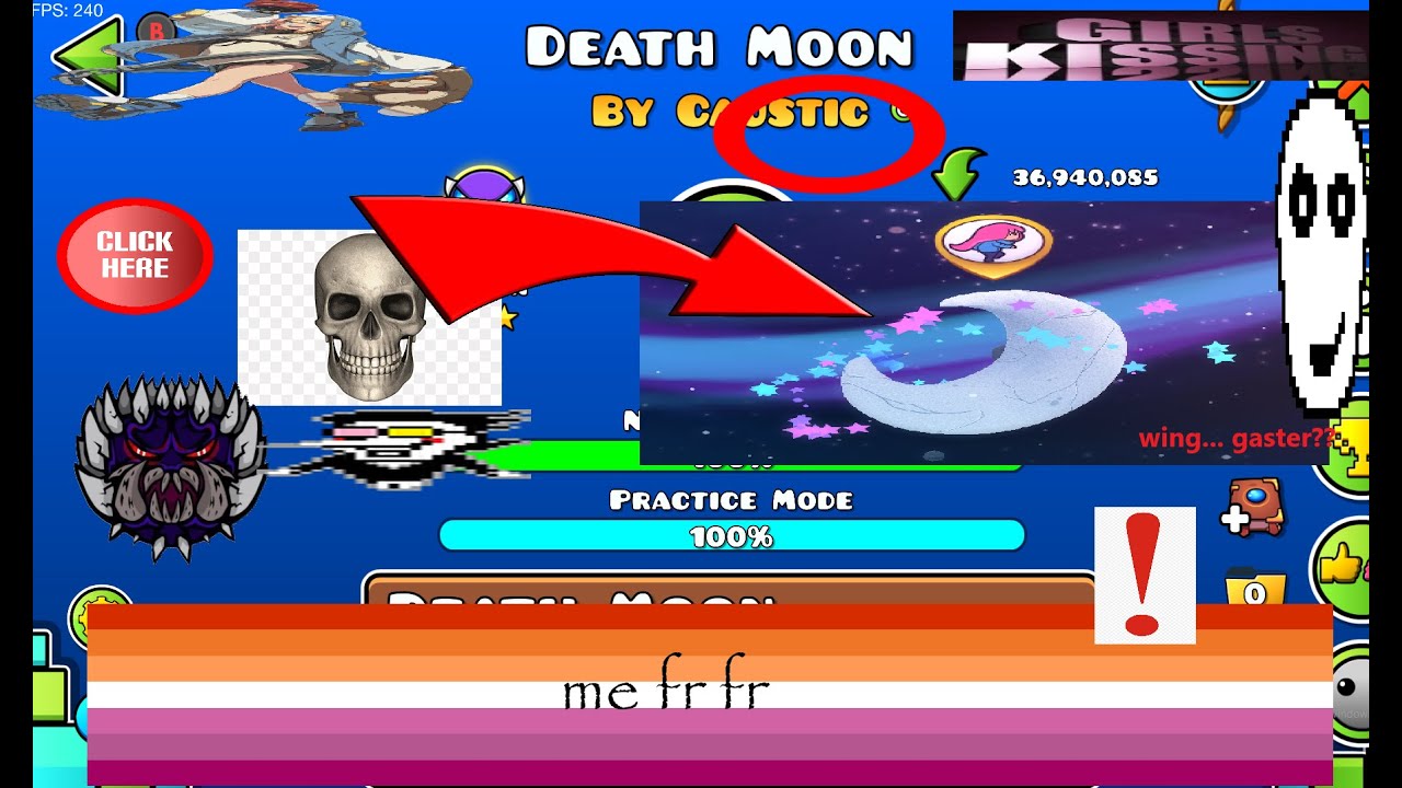 Death Moon 100% [new hardest (?)] - YouTube