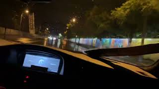 Bmw M5 V10 E60 drift in rain bucharest