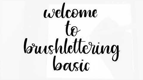 New! Procreate Brushlettering for beginners class on skillshare