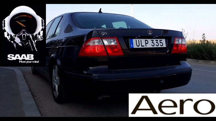 Saab 9-5 Aero 2.3 Turbo straightpipe