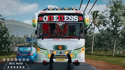 ONENESS Kerala Bus Mod In Bus Simulator Indonesia - Bussid Bus Mod - Bussid Car Mod - Bussid
