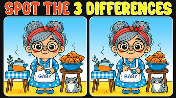 [Spot the Difference] Spot them all for a blessed right brain / Dementia Prevention