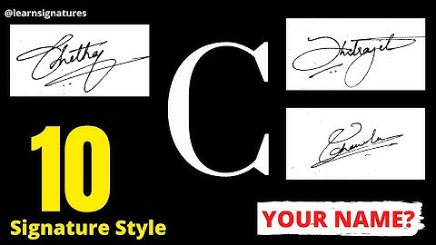 C signature style | C Signature | C Signature Style Tutorial | How to write signature | My name sign