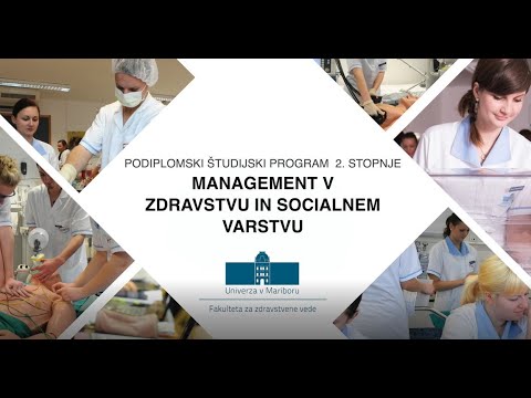 UM FZV ~ Študijski program 2. stopnje MANAGEMENT V ZDRAVSTVU IN SOCIALNEM VARSTVU