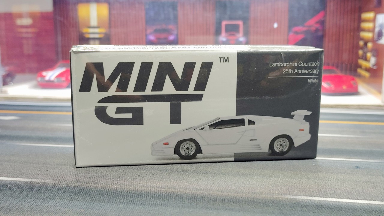 Unboxing Mini GT Lamborghini Countach [25th Anniversary] #minigt