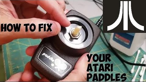 How To Fix Atari Paddle Controllers  - Stop the jittery movement!