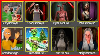 🎮NEW HORROR GAMES 2020👻Scary Branny,Scary Granny,Pipe Head Horror,Mad Granny,Grandpalnei,Green Alien screenshot 1