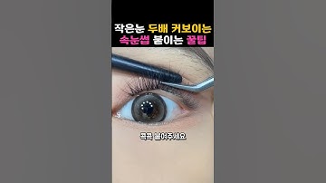 이거 모르면 손해! 요즘 유행하는 속눈썹 붙이는 꿀팁✨️ #메이크업 #뷰티꿀팁 #속눈썹붙이기