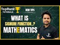 SIGNUM. FUNCTION II IIT JEE II CBSE