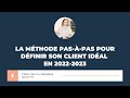 La mthode paspas pour dfinir son client idal en 20222023