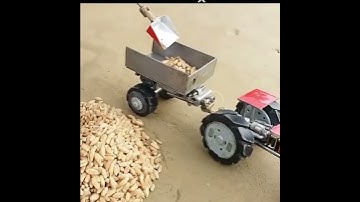 Diy tractor flour mill machine mini science project || @keepvilla #keepvilla