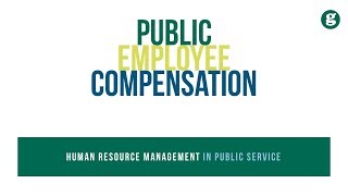 Public Employee Compensation