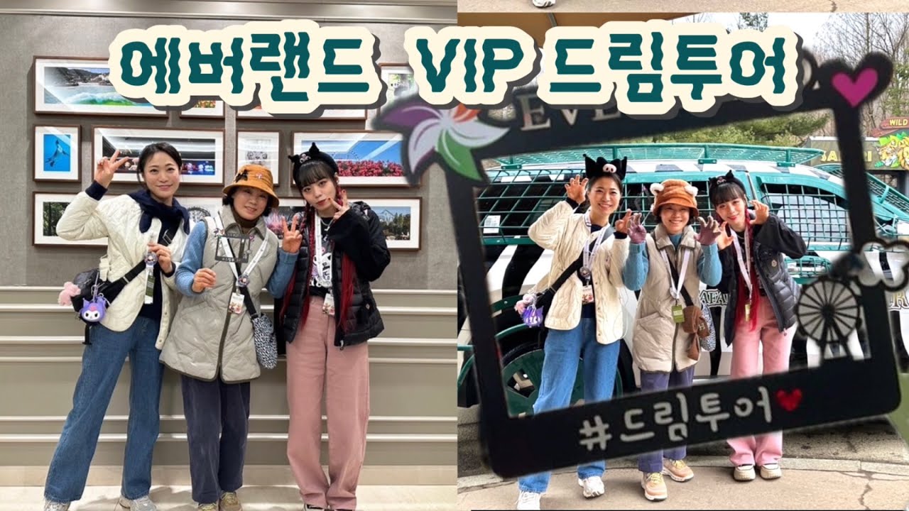 에버랜드 VIP 투어(feat.드림투어) 30대,50대 어른들도 만족도 최상