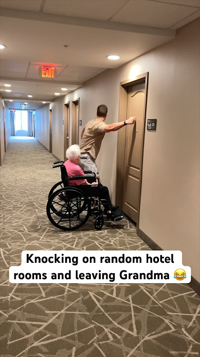 Savage Ding Dong Ditch Prank On Grandma