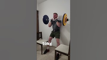 98kg Strict Curl (95% pass)