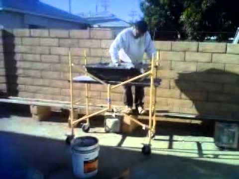 Macuarros haciendo bardas de block youtube
