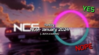 Ranking NCS January 2024 (in a nutshell...) [Monthly Ranking #127]