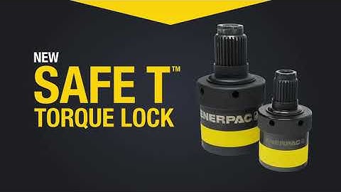 STTL-Series Safe T™ Torque Lock | Safer Bolting at Height | Enerpac