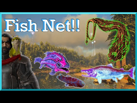 How to use The Fish net on Ark Survival Evolved 