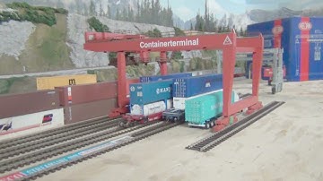 Heljan Container Terminal & Magnorail System Part One  "Model Trains"