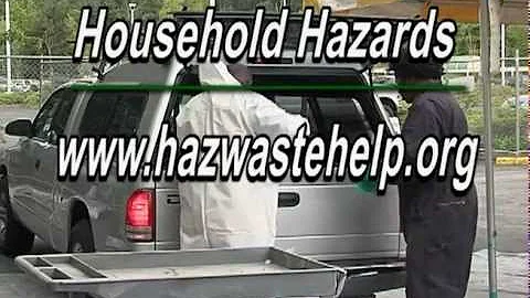 Dispose of your household hazardous waste