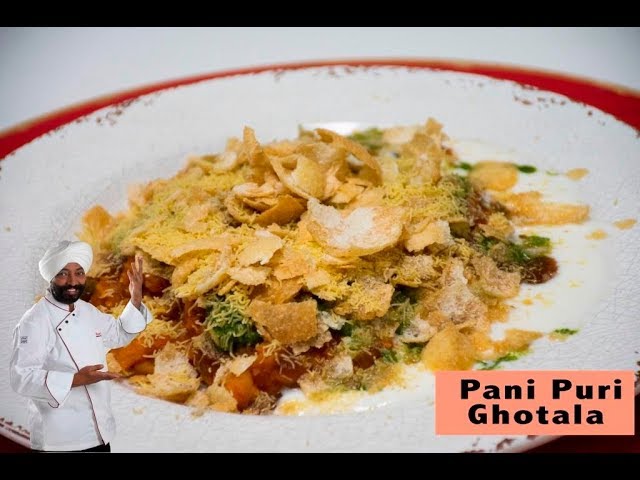 सबसे आसन तरीका पानी पूरी से कुछ नया बनाने का | Pani Puri Sabzi Ghotala | Kya Pakk Raha Hai | chefharpalsingh