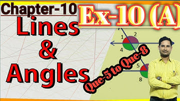 Class-7(Maths) Chapter-10(Lines and Angles) Ex-10(A) With Introduction By-Shivam Sir