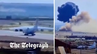 video: Watch: Russian cargo plane carrying Wagner fighters explodes in crash