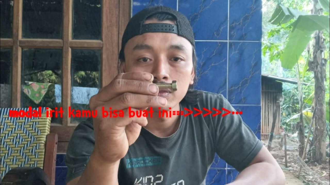 cara sederhana membuat dudukan spion sepeda motor dengan bermodalkan baut
