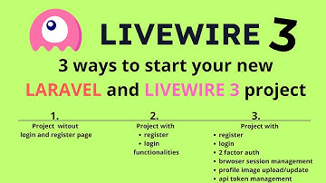 3 ways to start a new Laravel + Livewire 3 project! How to install laravel and livewire 3