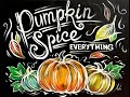 "Pumpkin Spice Everything" - painting video tutorial by Artist's Palette Durham Region