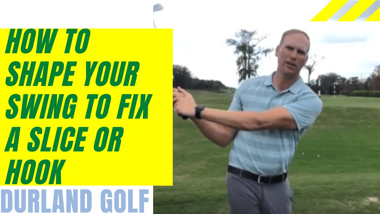 GOLF TIP | How To Shape Your Swing To Fix A Slice Or Hook - YouTube
