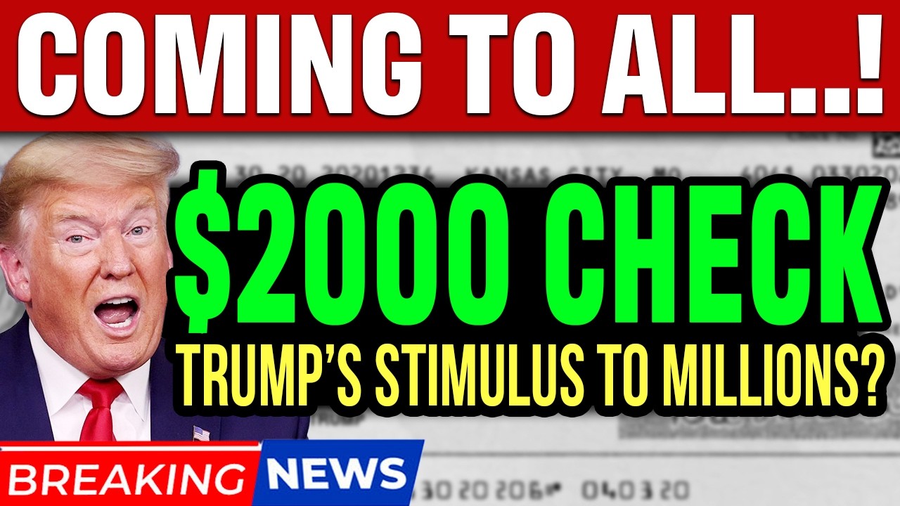 BIG NEWS! Trumps $2000 Stimulus Check after SCOTUS Ruling On Tariffs