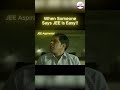 POV: When Someone Says JEE is Easy? | #jeeaspirants #jeememes #funnyshorts #educationmemes