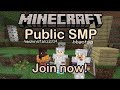 Minecraft Public Smp Live | 24/7 Public Server | Java + Pe | #minecraftlive